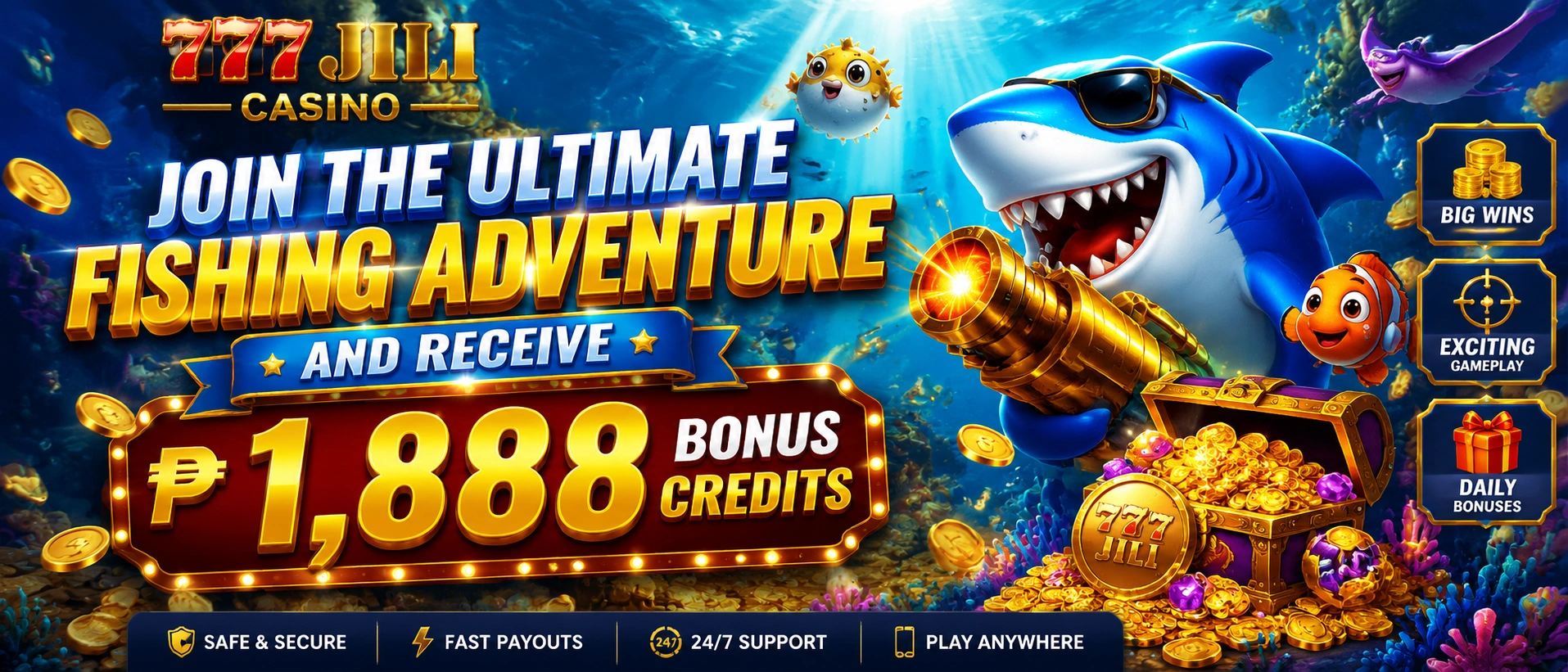 Fishing game action screenshot
