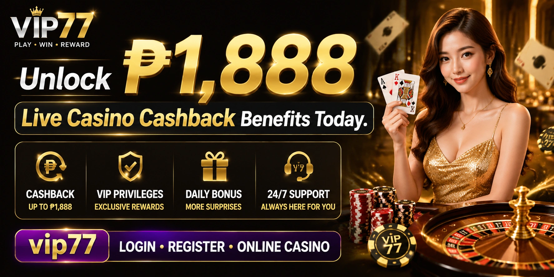 Live baccarat table interface