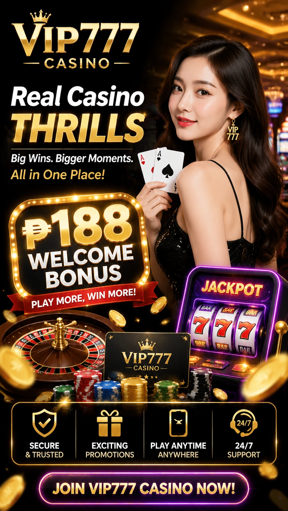 VIP77 live casino hero table view