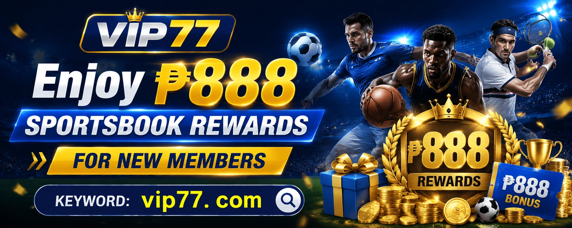 Sports betting promotional and navigation card for Filipino players